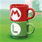 SUPER MARIO (MARIO LUIGI INITIAL) STÄMPLAT MUGGSET