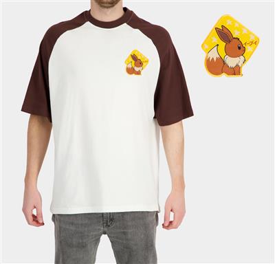 Pokémon - Eevee Short Sleeve Raglan T-shirt S