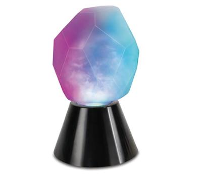 ENHANCE Bordslampa Kristall - Kristallampa med Virvlande RGB-belysning