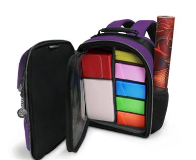 ENHANCE Collector's Edition Liten Magic the Gathering Ryggsäck för Kortlådor (Draklila)