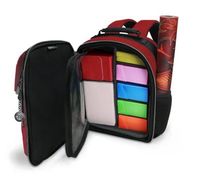 ENHANCE Collector's Edition Liten Magic the Gathering Ryggsäck för Kortboxar (Drak Röd)