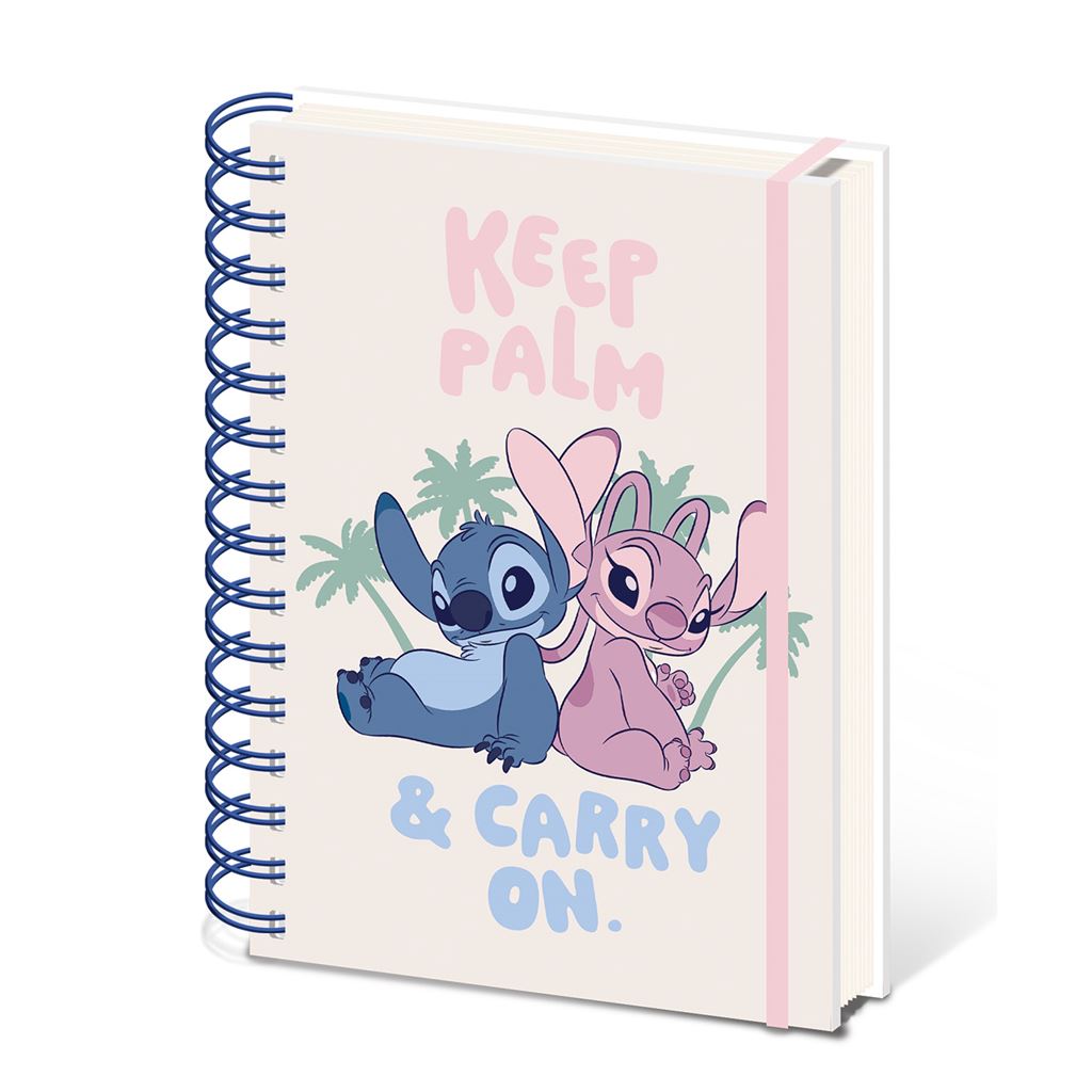 Lilo & Stitch (Keep Palm & Carry On) A5 Wiro Notebook