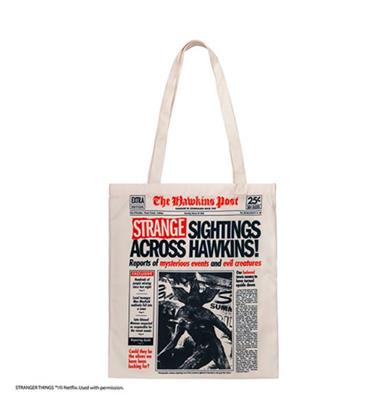 Tote-väska - Hawkins Turned Upside Down - Stranger Things