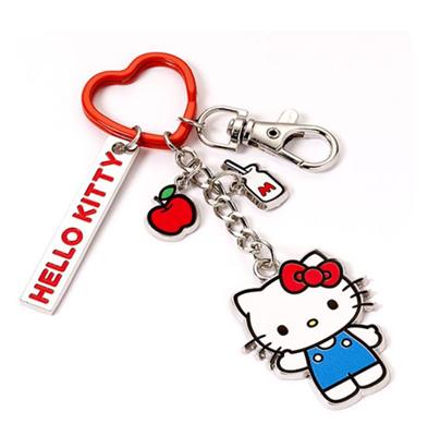 Nyckelring med Charms - Hello Kitty