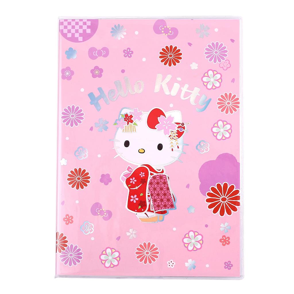 Hello Kitty - Holographic Soft Cover Notebook - Kimono - A5 - Grid