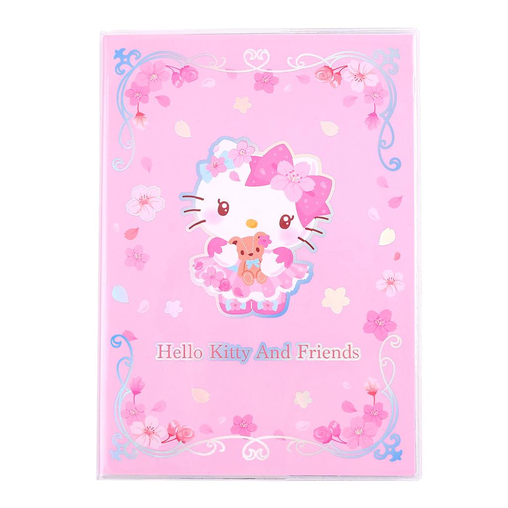 Hello Kitty & Friends - Holographic Soft Cover Notebook - Sakura Series - A5 - Squared