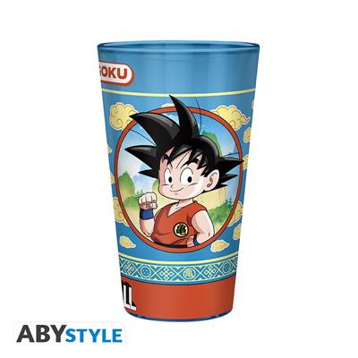 DRAGON BALL - Stor Glas - 400 ml - Goku och den Flygande Nimbusen - box