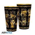 SAINT SEIYA - Premium large glass - 400 ml - Gold suit box