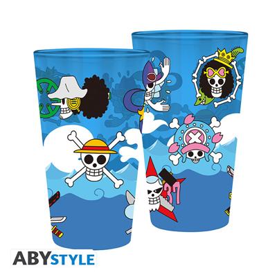 ONE PIECE - Stor Glas - 400 ml - Skallar - Förpackning
