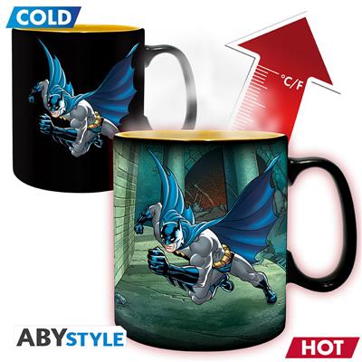 DC COMICS - Värmeändrande Mugg - 460 ml - "Batman & Joker" - Kartong