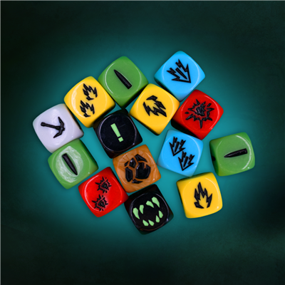 Deep Rock Galactic: 14x Extra Tärningar (graverade)