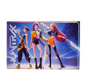 20x30 Embossed Aluminum Plaque - Huntrix Group - KPop Demon Hunters