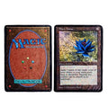 Magic: The Gathering Black Lotus Kort Dubbelvänd Fleecefilt | 114 x 152 cm