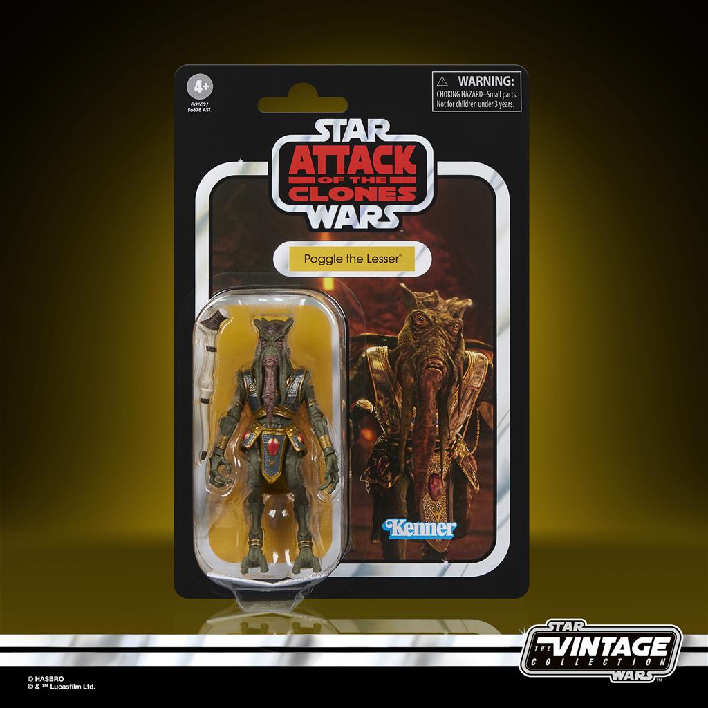 Star Wars The Vintage Collection Poggle the Lesser 3,75-tums samlarfigur