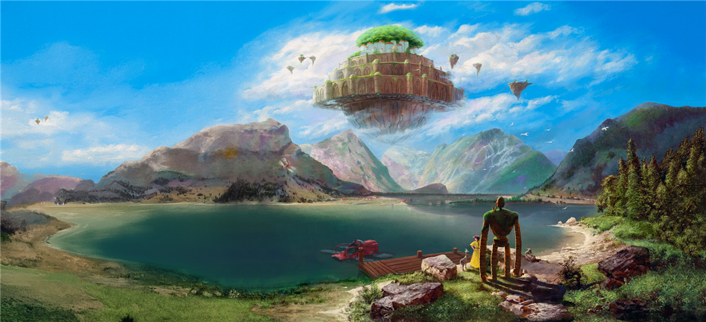 Kraken Wargames - Gamer Musmatta 90x40 cm - Slottet i Himlen