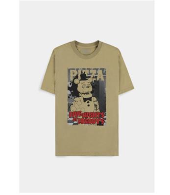Five Nights At Freddy's - Pizza Men's Short Sleeved T-shirt Storlek XL