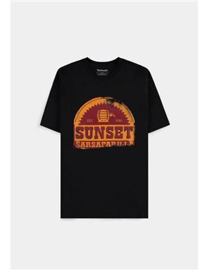 Fallout - Sunset Mäns T-shirt med Korta Ärmar