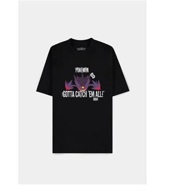 Pokémon - Mega Gengar - Herr T-shirt med lös passform och kort ärm