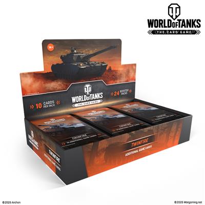 World of Tanks: The Card Game Booster Display - Twin Fire (24 Boosters)