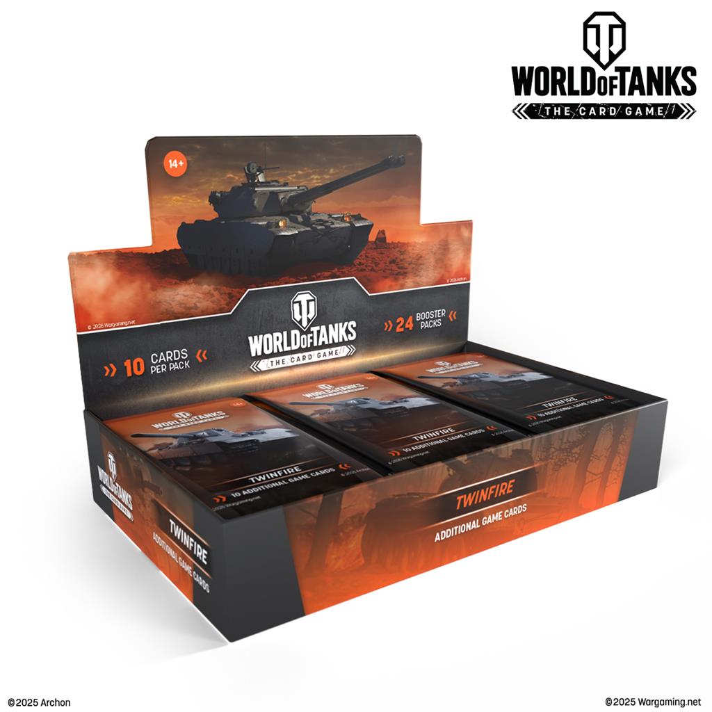World of Tanks: The Card Game Booster Display - Twin Fire (24 Boosters)