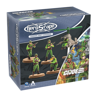 G.I. JOE Heroscape Greenshirts och Battle Copter Armé Expansion