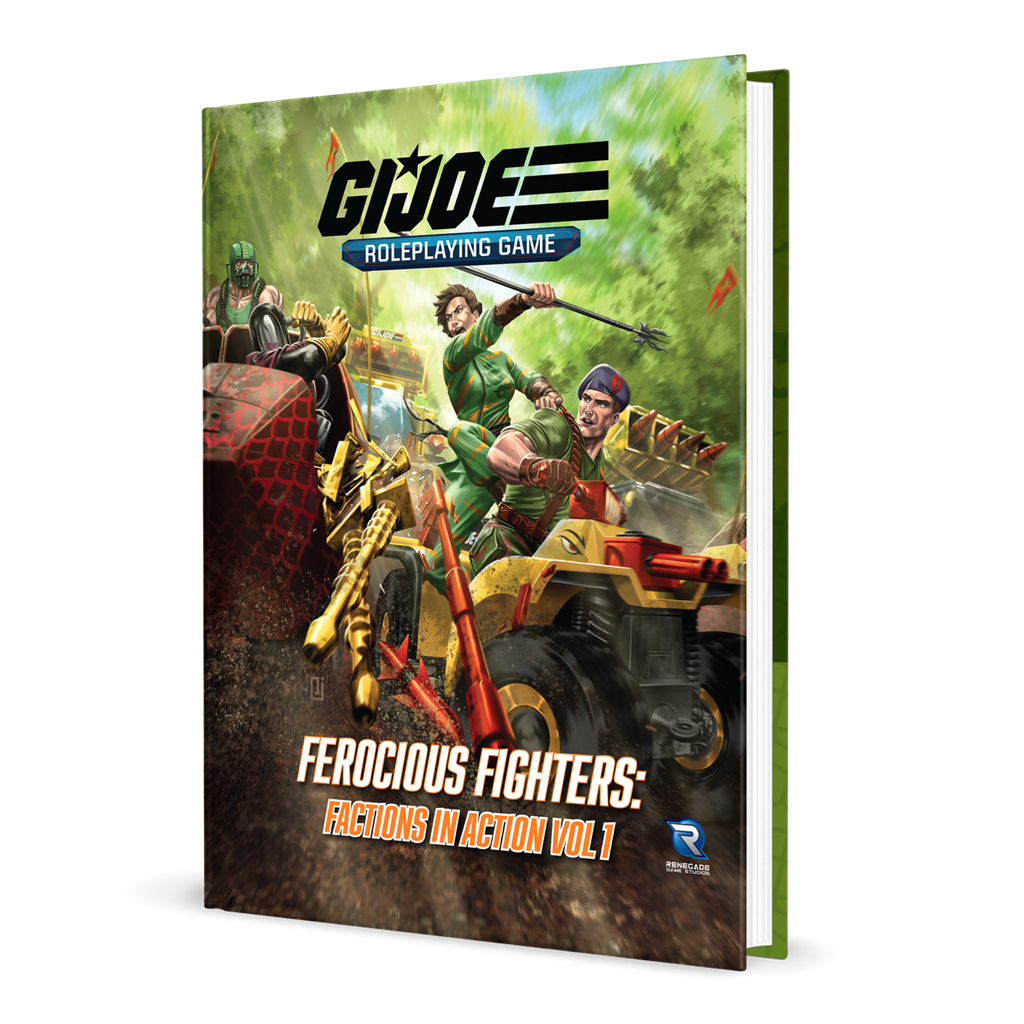 G.I. JOE Rollspel Brutala Kämpar: Fraktioner i Aktion Vol. 1 Källbok