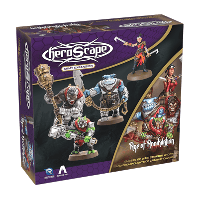 Heroscape Crimson Widow och Dreadnoughts of Caraway Cavern Arméutvidgning