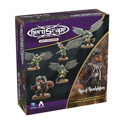 Heroscape Rising Tide - Flygvapenchef Tuck Harrigan och Vorid Glidestrikers Arméexpansion