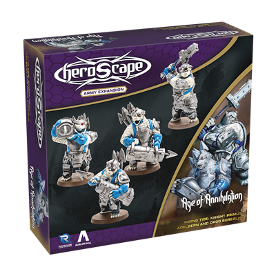 Heroscape Rising Tide Riddare Primus Adelbern och Ordo Borealis Arméexpansion