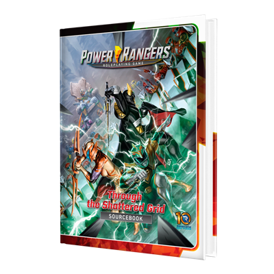 Power Rangers Rollspelgenom Det Krossade Nätverket Källbok