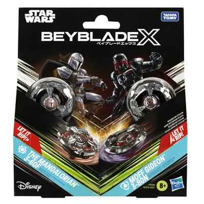 Beyblade X och Star Wars-kollaboration The Mandalorian 3-60F mot Moff Gideon 3-80N