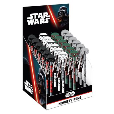 STAR WARS (HELMETS) TOPPER PENS CDU (24)