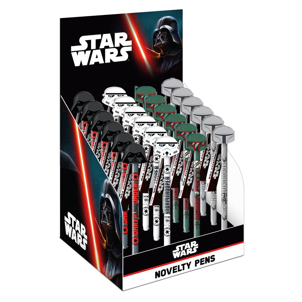 STAR WARS (HELMETS) TOPPER PENS CDU (24)