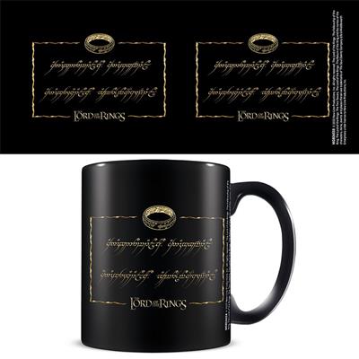 THE LORD OF THE RINGS (ONE RING) BLACK POD MUG