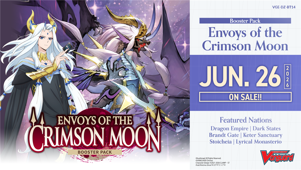 Cardfight!! Vanguard - Envoys of the Crimson Moon Boosterdisplay (16 paket)