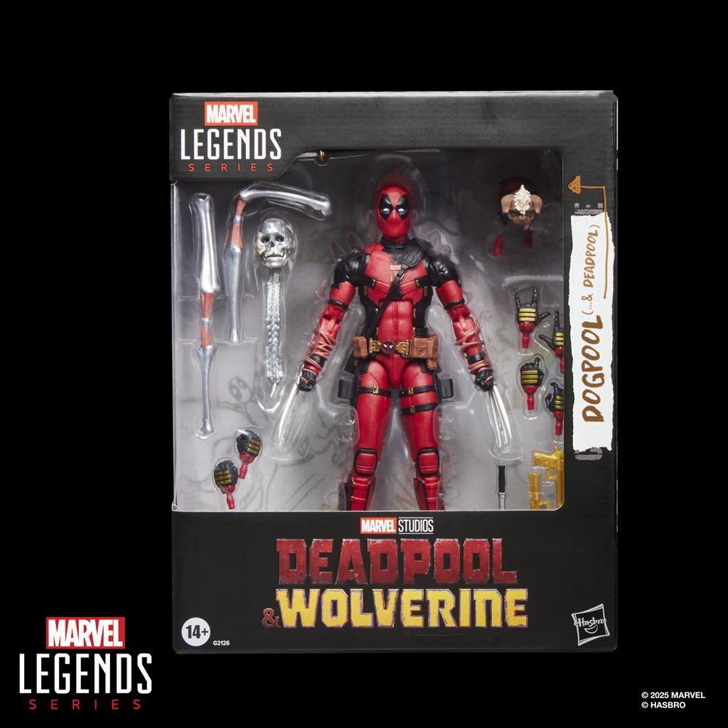 Marvel Legends-serien Dogpool och Deadpool actionfigurer