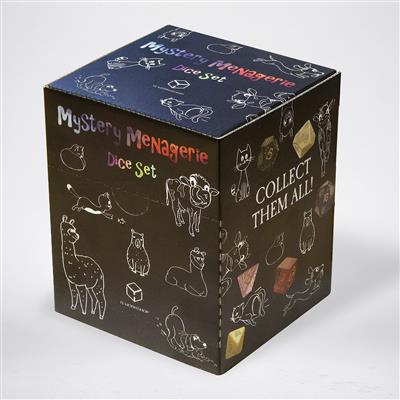 Box of 12 Mystery Menagerie Dice Set Packs