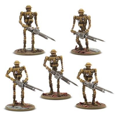 Konflikt '47 British Commonwealth Mk I Automated Infantry Squad with MMG