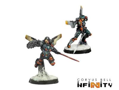 Infinity: Yuan Yuan - Pirate and Mercenary with DA CC Weapon and Chain Rifle