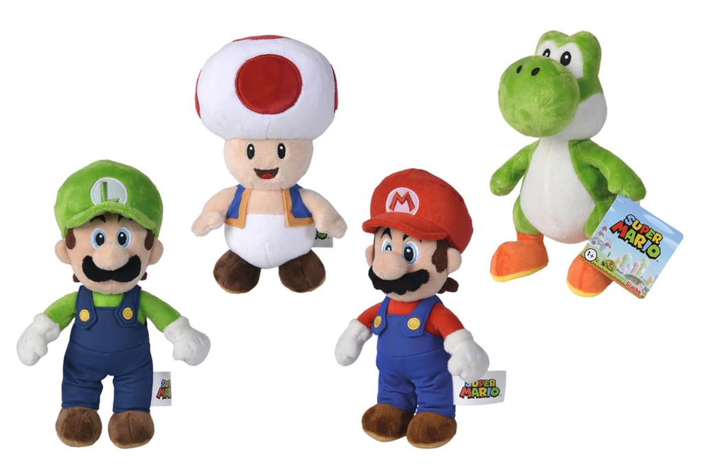 Super Mario gosedjur, 20 cm - CDU med 12 stycken