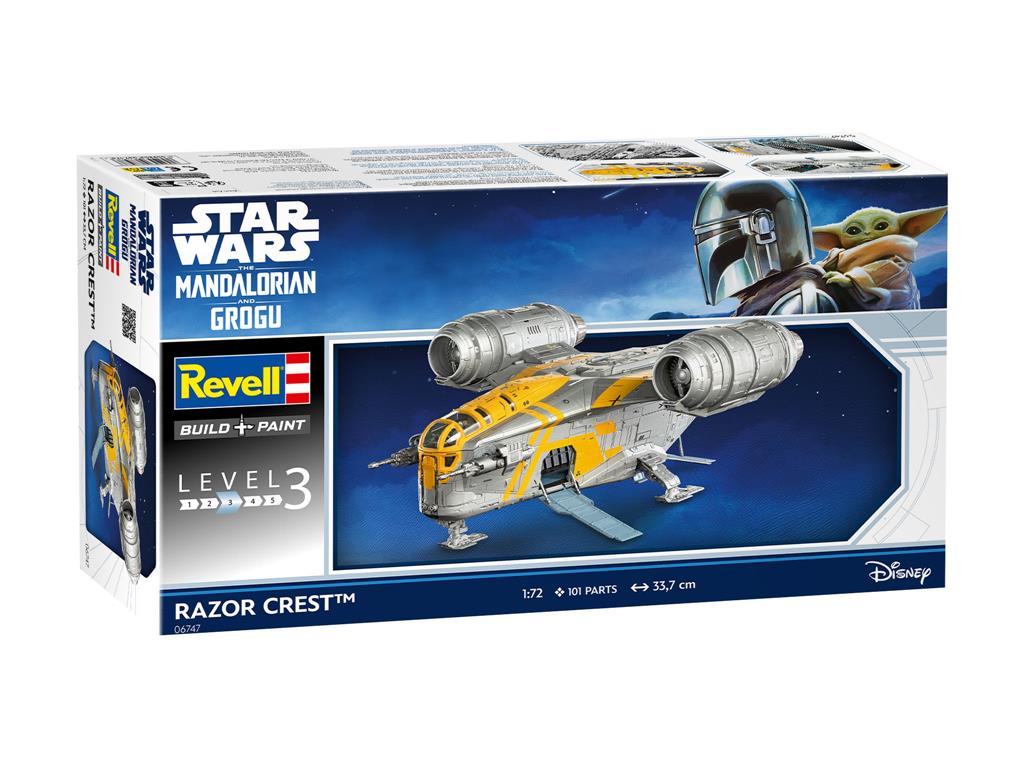Revell: The Mandalorian och Grogu: Razor Crest