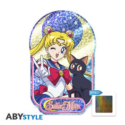 SAILOR MOON - Individuell Vinylklistermärke - Sailor Moon & Luna