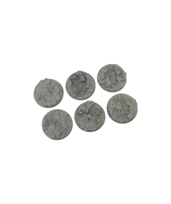 Skrämmande Rundbaser, Rund 40 mm (2 st)
