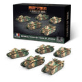 Flames of War - Renault Char B1 bis Stridsvagnspluton (5 Plastmodeller)