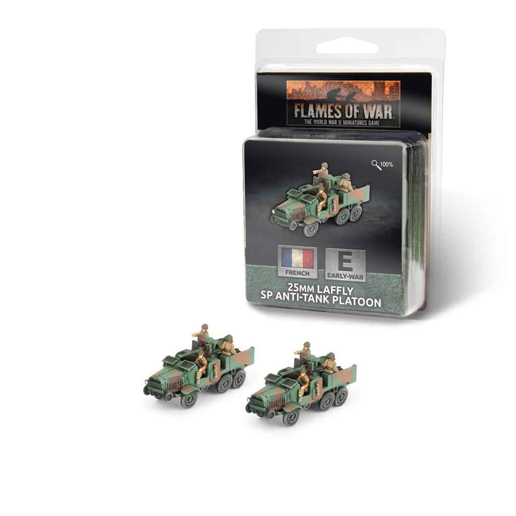 Flames of War - 25 mm Laffly SP Anti-tank Pluton (x2)