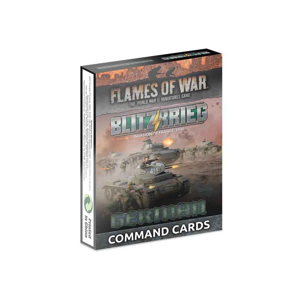 Flames of War - Blitzkrieg Tyska Kommandokort (39 kort) - Begränsad Upplaga