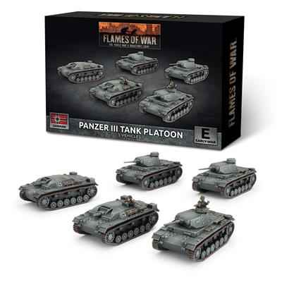 Flames of War - Panzer III/StuG III A Pluton (x5 Plast)
