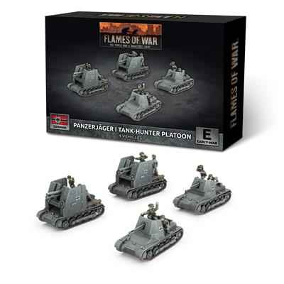 Flames of War - Panzerjäger I Antitankpluton (x4 Plast)
