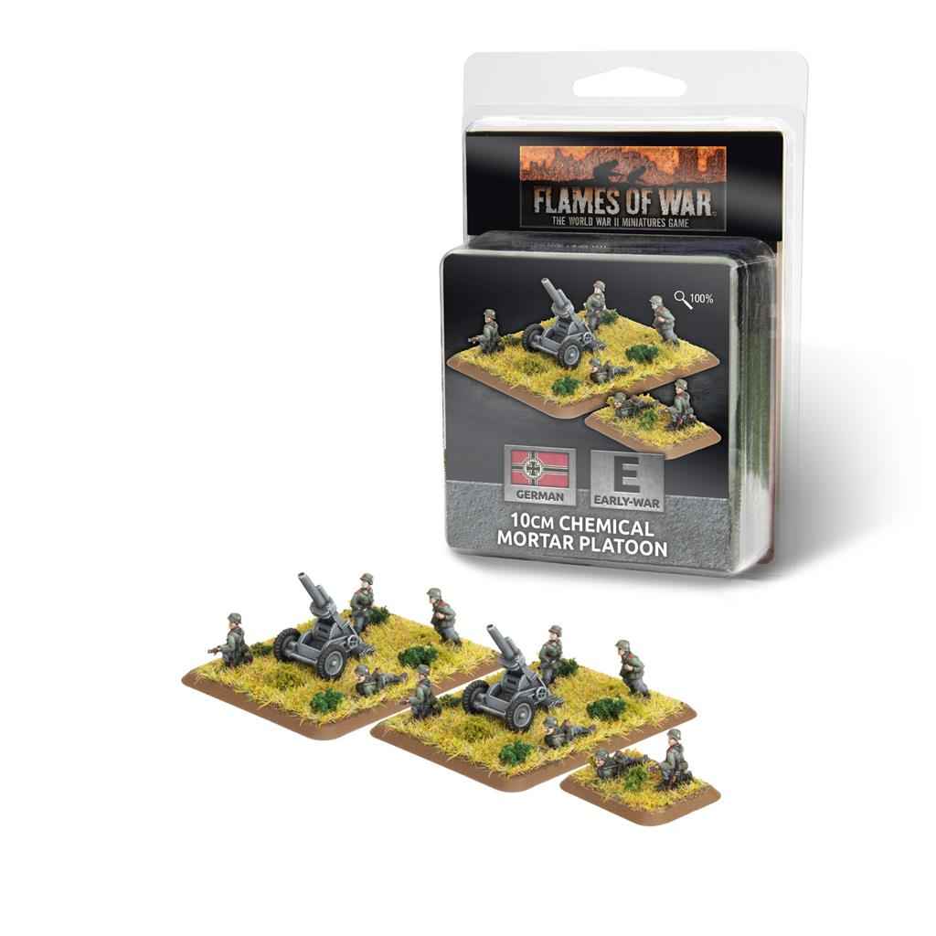 Flames of War - 10 cm kemisk morterpluton (2 kanoner)