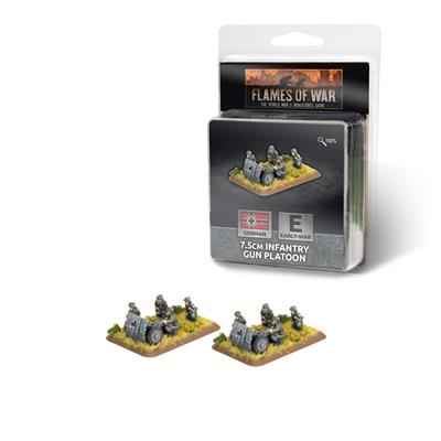 Flames of War - 7,5 cm Infanteri Kanon Pluton (2 kanoner)